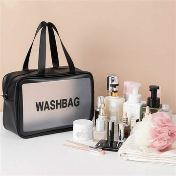 Women's Frosted Waterproof Cosmetic Bag