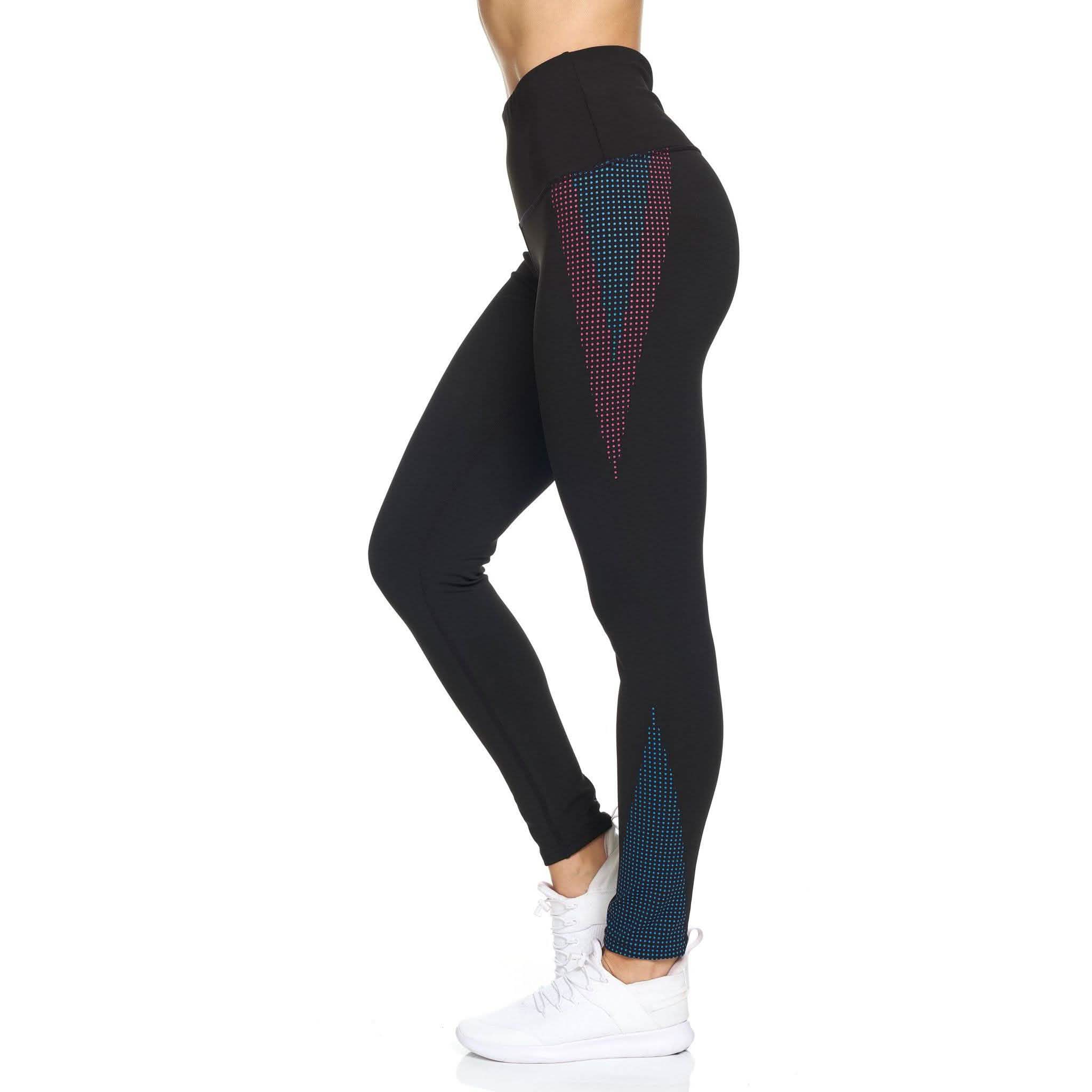 Women's Rubber Dotted High Waist Full Length Legging