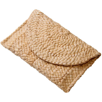Women's Straw Clutch Purse